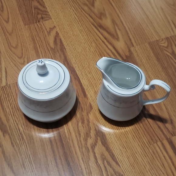 2 Sango Majesty lot sugar bowl creamer fine china - Picture 2 of 4